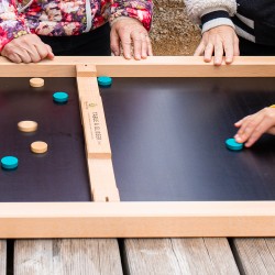 Table à glisser / jeu de palet 2 en 1