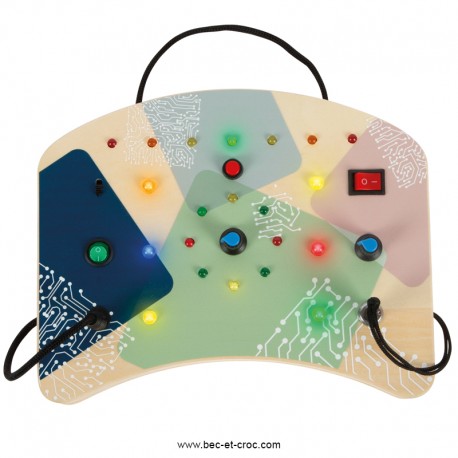Jeu de motricité LED lumières et interrupteurs