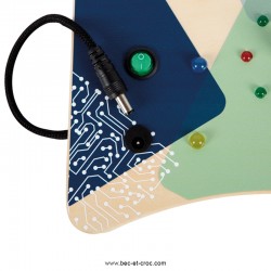 Jeu de motricité LED lumières et interrupteurs