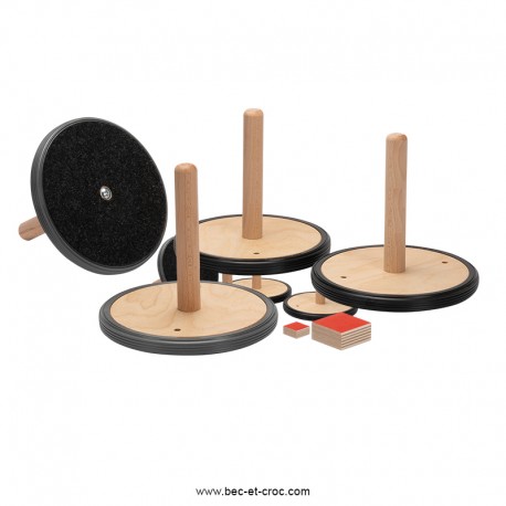 Curling 4 joueurs en bois XXL Curling 4 joueurs en bois XXL