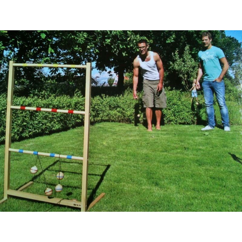 Jeu De Lancer D'Échelle - Ensemble Avec 12 Balles - En ABS - Pour Extérieur/Intérieur - À Partir De 3 Ans