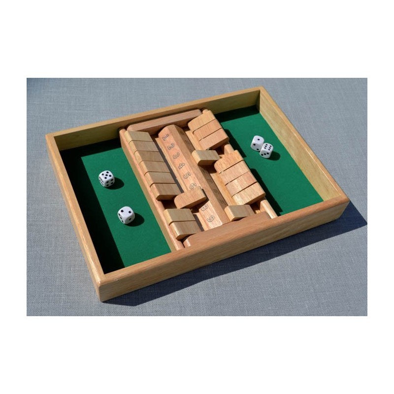 Jeu en bois, Fermez La Boite 12 clapets