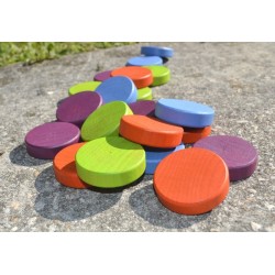 Kit 20 palets 4 couleurs (diam 5 cm)