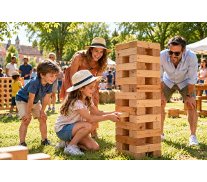 Pourquoi les jeux en bois géants plaisent autant aux adultes qu’aux enfants ? 